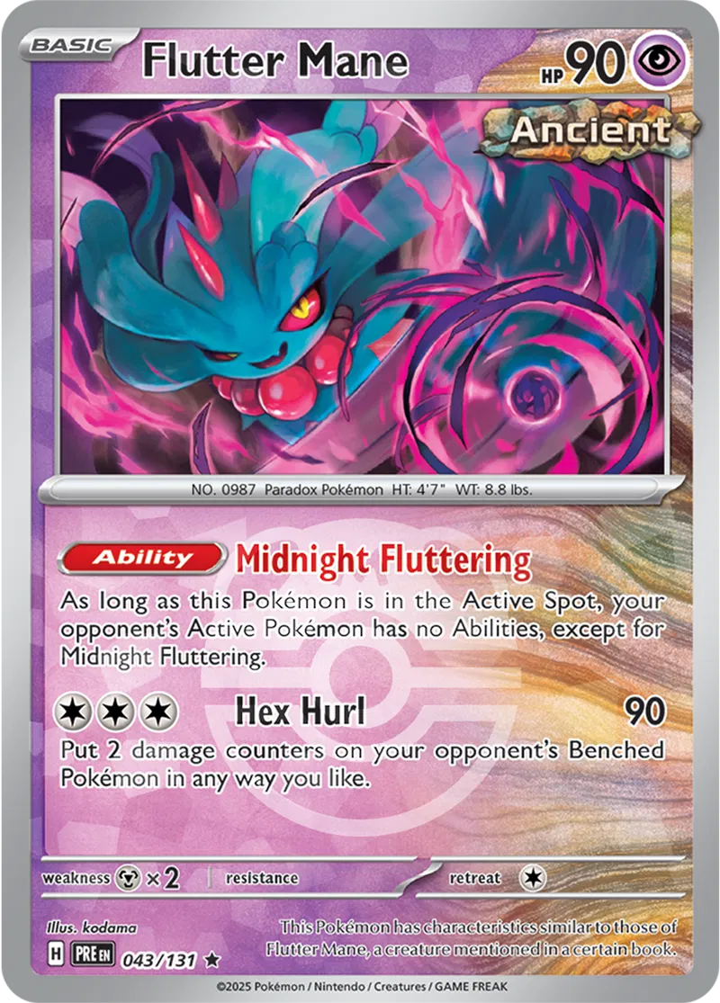 Flutter Mane Master Ball Holo
